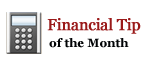 Financial Tip of the Month